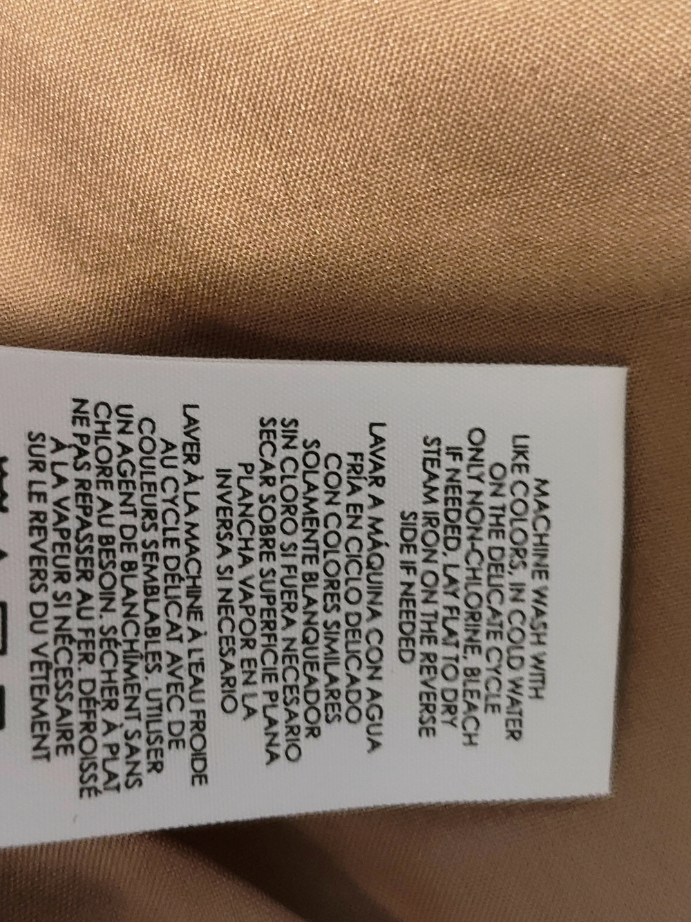 CAbi Neutral Tan Jacket with Subtle Black Label Accent - Picture 8 of 11